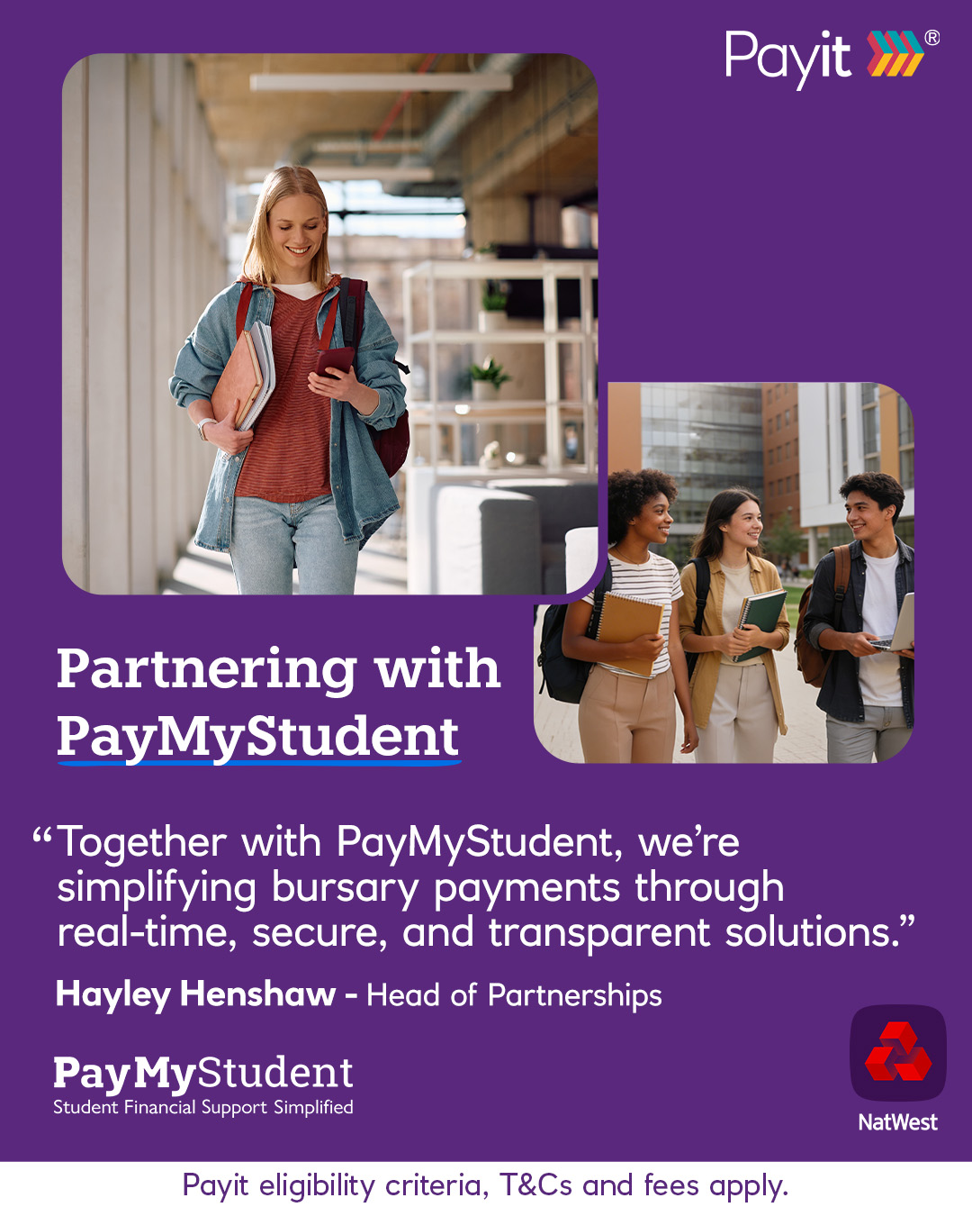 NatWest and PayIt partnership
