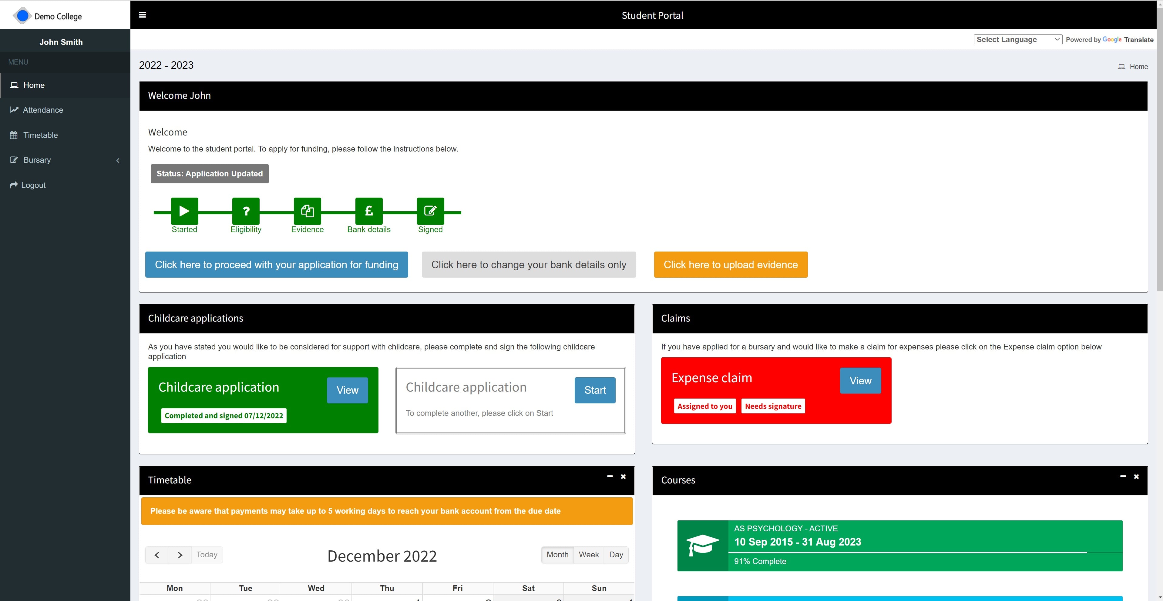 PayMyStudent student portal